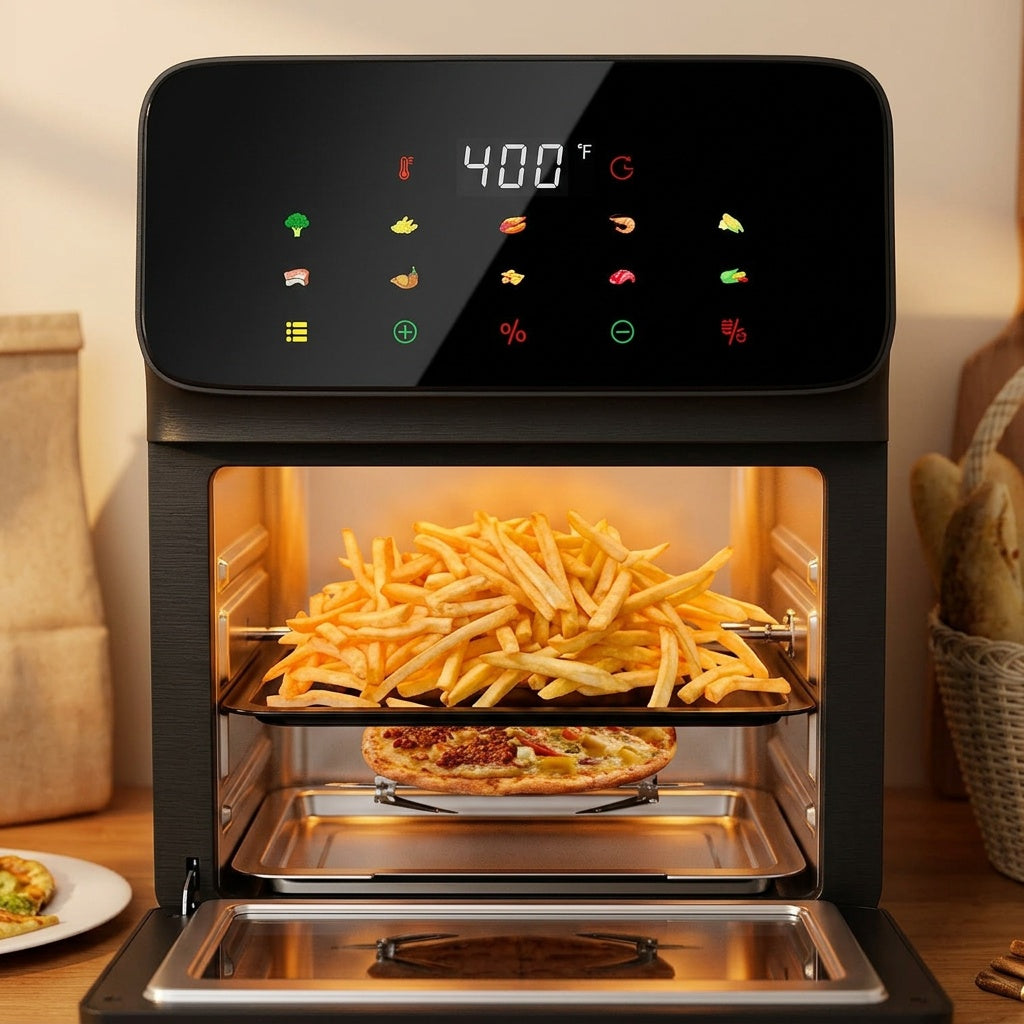 12QT Air Fryer with Rapid Convection Cooking